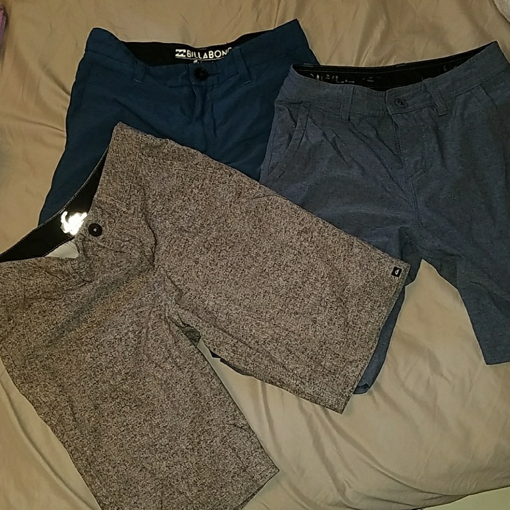 SOLD 3 Boys hybrid/surf shorts